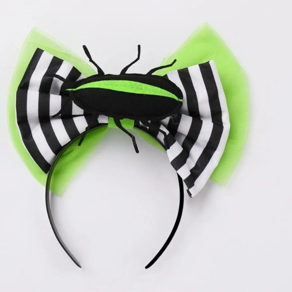 NWT Beetlejuice Inspired Tutu Dress Costume w/ Headband Girls 8–9